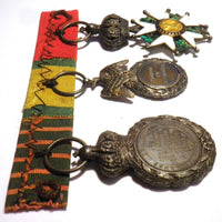 Médaille militaire sainte hélène empire napoléon argent or