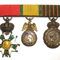 Médaille militaire sainte hélène empire napoléon argent or