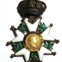 Médaille militaire sainte hélène empire napoléon argent or