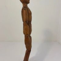Mannequin ancien d'artiste articulé en bois