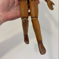 Mannequin ancien d'artiste articulé en bois