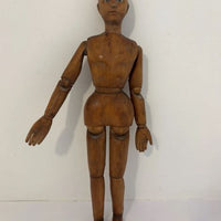 Mannequin ancien d'artiste articulé en bois
