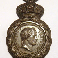 Médaille militaire sainte hélène empire napoléon argent or