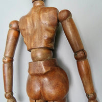 Mannequin d'artiste en bois féminin