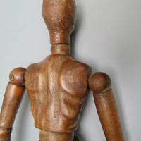 Mannequin d'artiste en bois féminin