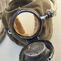 Masque à oxygène royal air force, datant de la seconde guerre mondiale