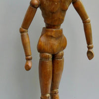 Mannequin d'artiste en bois féminin