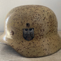 Casque militaire allemand authentique de type Stahlhelm