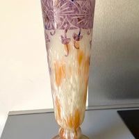Grand vase ancolies d'époque