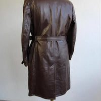 Manteau en cuir trench-coat militaire allemand