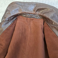 Manteau en cuir trench-coat militaire allemand
