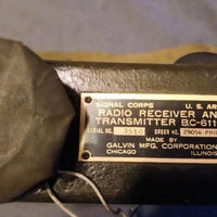 Talkie-walkie Seconde Guerre mondiale BC 611