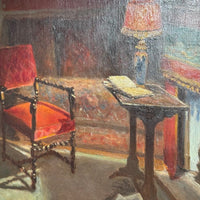 Toile ancienne nature morte authentique