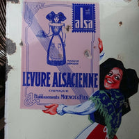 Plaque émaillé alsa