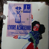 Plaque émaillé alsa