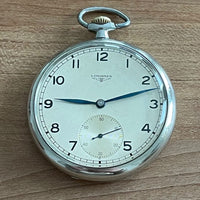 Montre de poche Longines vintage des années 1940