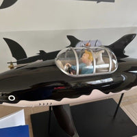 Figurine Tintin dans le sous-marin