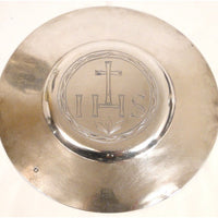 Calice en argent massif vermeil et rubis, 19e
