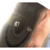 Calice en argent massif vermeil et rubis, 19e