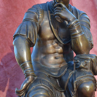 Sculpture en bronze barbedienne