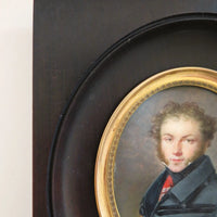 MANSION (1785-1840). Rare et belle MINIATURE signée et datée 1820.