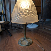 Lampe art deco georges leleu et schneider