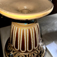 MAGNIFIQUE GRAND VASE EN GRES BYSANTIN SARREGUEMINES no 831