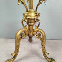 Grand PIED de LAMPE en Athenienne Cassolette Huile Petrole Brule-Parfum XIXe P51