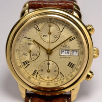 MONTRE  CHRONOGRAPHE VETTA AUTOMATIQUE ETA 7750 VINTAGE SWISS WATCH