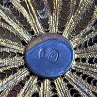 Rarissime monstrance reliquaire de Saint Jean Baptiste en forme d'ostensoir