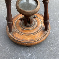 Ancien microscope en bois nuremberg époque xviiieme