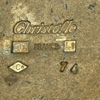 Saleron en métal doré à l’or 24 carats par maison christofle aigle