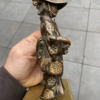 Lampe ancienne en bronze