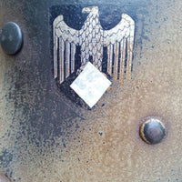 casque Allemand batterie côtière Normandie