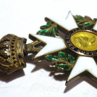 Médaille ordre légion d'honneur 2ème type 1er empire napoléon argent or xixème