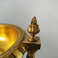 Grand PIED de LAMPE en Athenienne Cassolette Huile Petrole Brule-Parfum XIXe P51