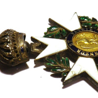Médaille ordre légion d'honneur 2ème type 1er empire napoléon argent or xixème