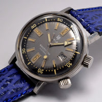 MONTRE ANCIENNE LIP NAUTIC SKI COMPRESSOR R184 1967 FRENCH STAINLESS STEEL WATCH