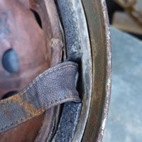 Casque de parachutiste M38, parachutiste, aéroporté, LW, camouflage