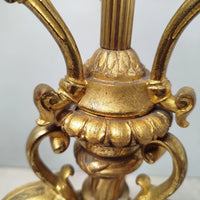 Grand PIED de LAMPE en Athenienne Cassolette Huile Petrole Brule-Parfum XIXe P51