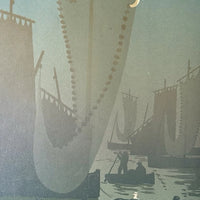 Rivière henri lithographie originale 1900