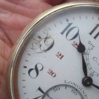 Montre à gousset ancienne longines c.f.r
