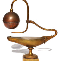 Rare Fontaine à feu - Lampe Docimastique Signée BREUZIN - 1er Empire Début XIXe