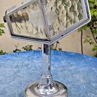 Belle lampe de bureau ancienne chromée pirouett
