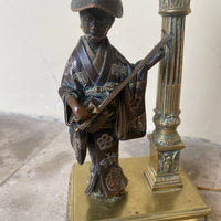 Lampe ancienne en bronze