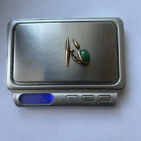 Lots de bijoux anciens en or 18 k et argent massif