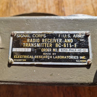 Rare radio BC-611-C  SCR 536 d'origine