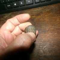 bague rare ww2 originale avec marquages sur les côtés originale