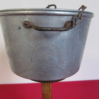 Gamelle gravee soldat francais infirmier art de tranchee ww1 yser poilu adrian