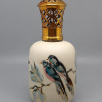 Lampe berger ancienne tharaud limoges decor oiseaux aubepine
